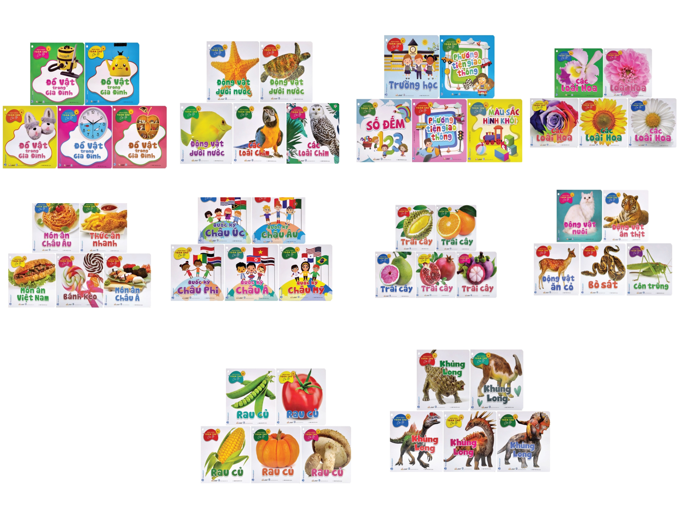 Combo Bách Khoa Toàn Thư Cho Bé - Bộ 10 Cuốn - Vanlangbooks