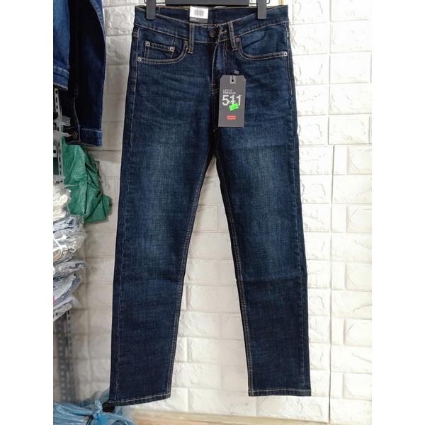 Quần jean nam dài xanh ánh rêu Quần bò nam đẹp Ống đứng cao cấp thời trang vnxk Jeans co dãn HAIAN JEAN