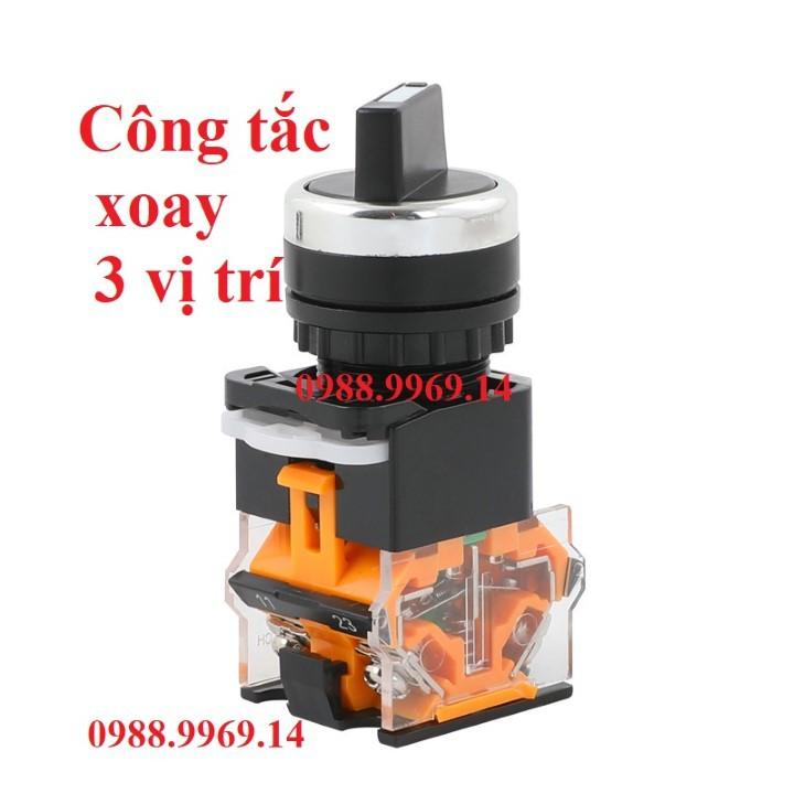 Công tắc xoay 3 vị trí phi 22