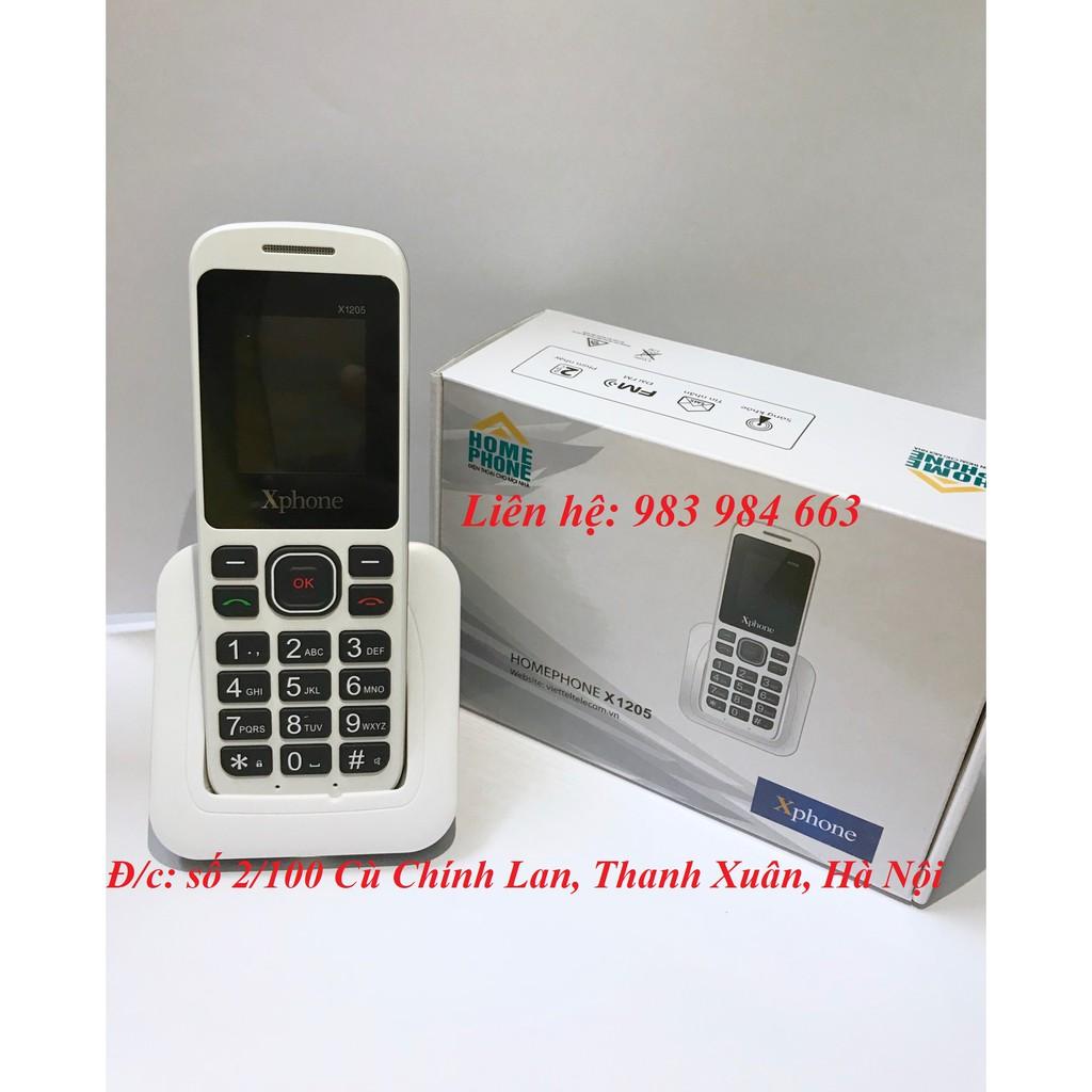 Máy điện thoại bàn lắp sim V1208 - Homephone di động Viettel - Bảo hành chính hãng