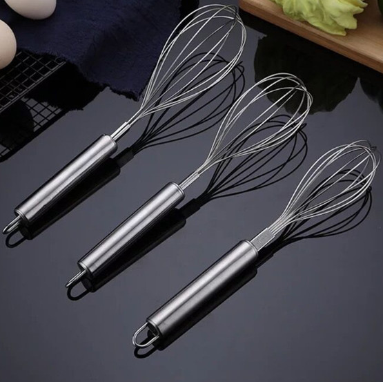 Dụng cụ đánh trứng / đánh bột bằng Inox cầm tay đa năng