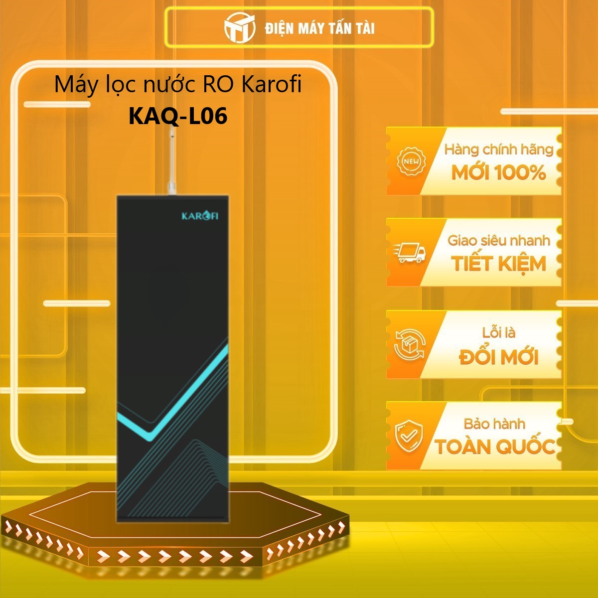 MÁY LỌC NƯỚC RO KAROFI KAQ-L06 - Hàng chính hãng