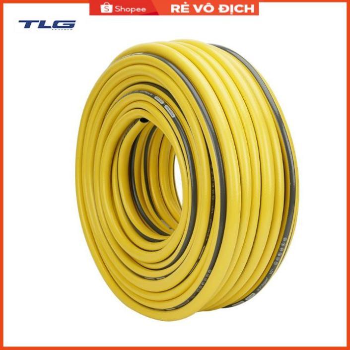 Bộ dây vòi xịt nước rửa xe, tưới cây . tăng áp 3 lần, loại 20m 206318 đầu đồng, cút, nối PE