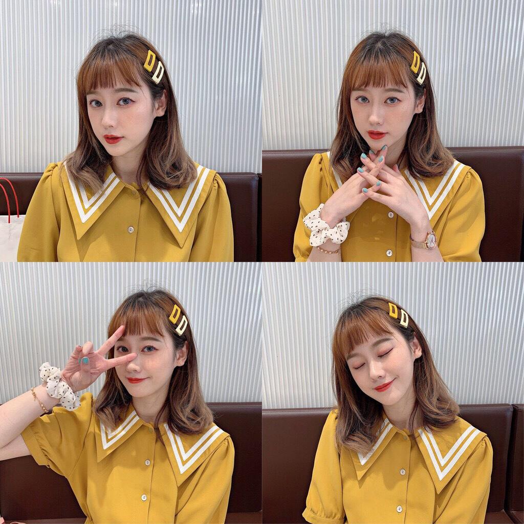SET 5 - KẸP TÓC VUÔNG BACSIC NHIỀU MÀU PHONG CÁNH HÀN QUỐC - NUNAM SHOP