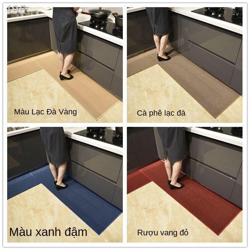 Thảm trải sàn nhà bếp dài chống trơn trượt chân hình chữ nhật thấm nước và dầu cửa kích thước tùy chỉnh