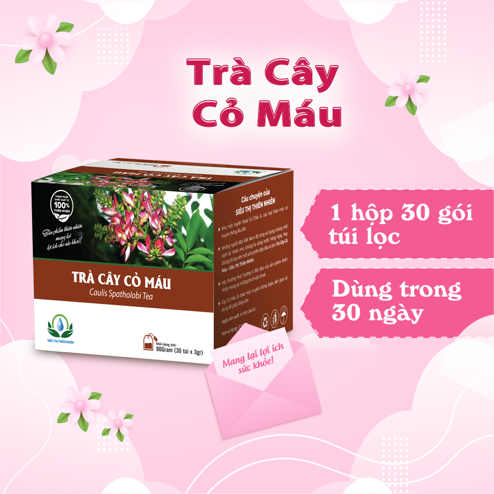 Trà Cây Cỏ Máu Hộp 30 Túi Lọc Của Siêu Thị Thiên Nhiên