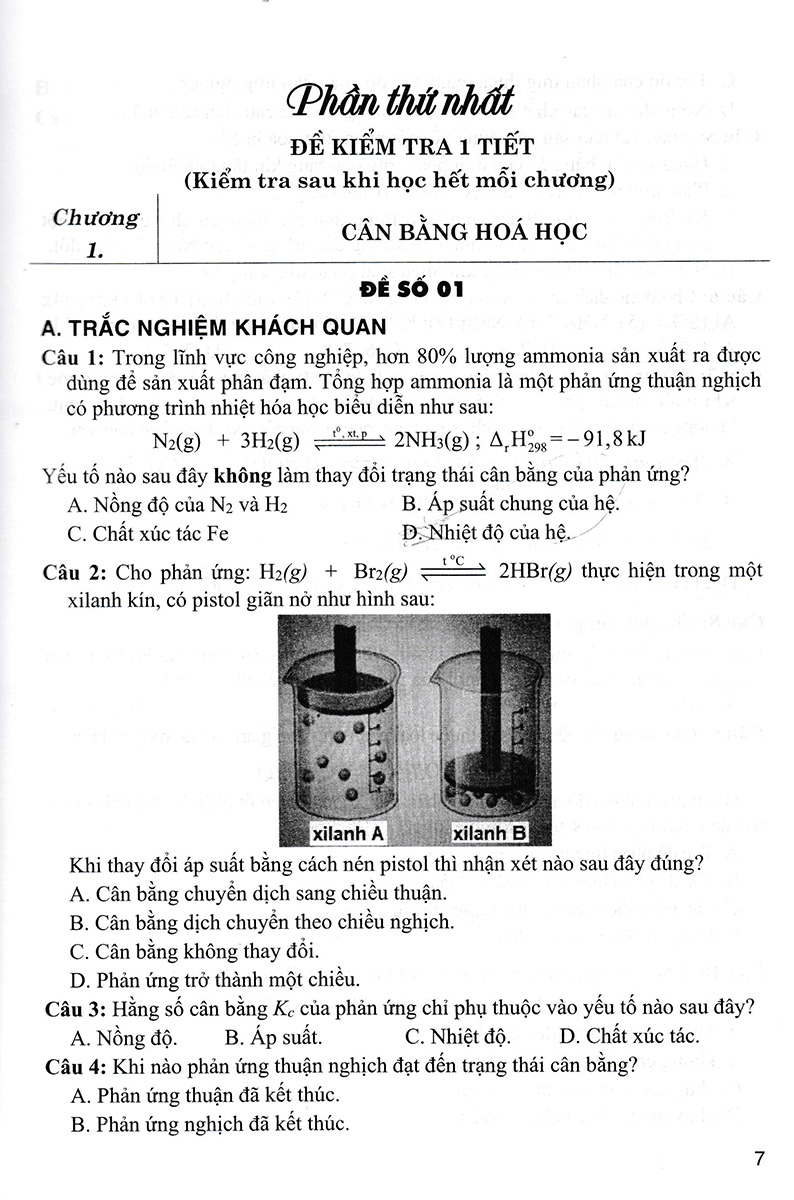 Tuyển Tập Đề Kiểm Tra Môn Hóa Học 11 _HA