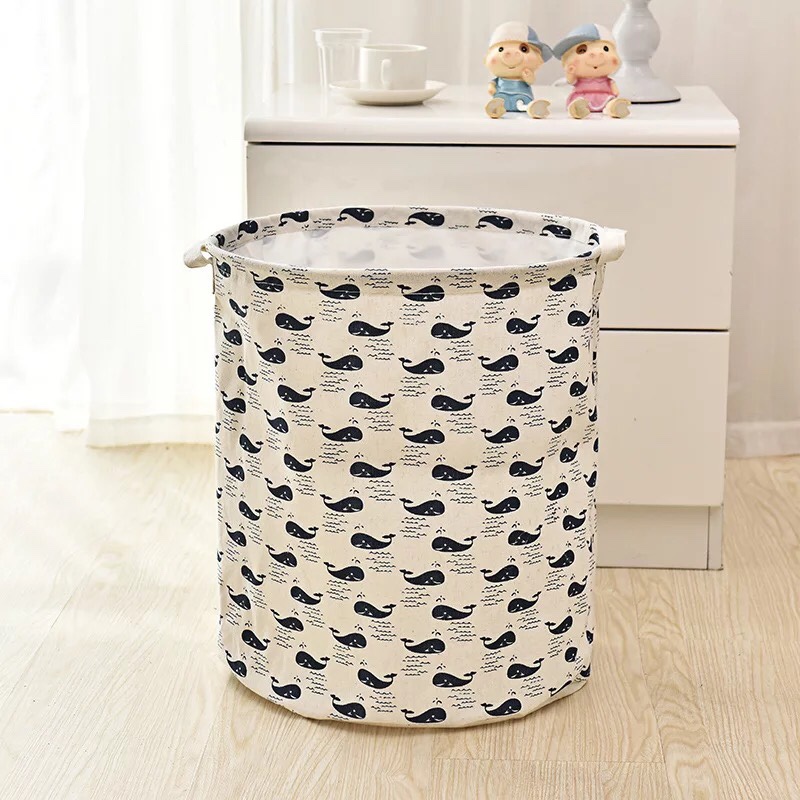 Giỏ Đựng Đồ, Sọt Vải Đựng Quần Áo Phong cách Nhật Bản