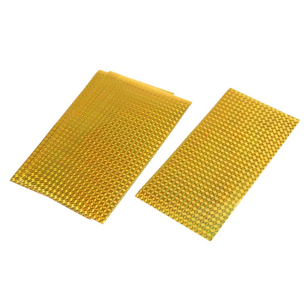 10 Pcs Fishing Lure Tape Holographic Adhesive Film Flash Tape DIY