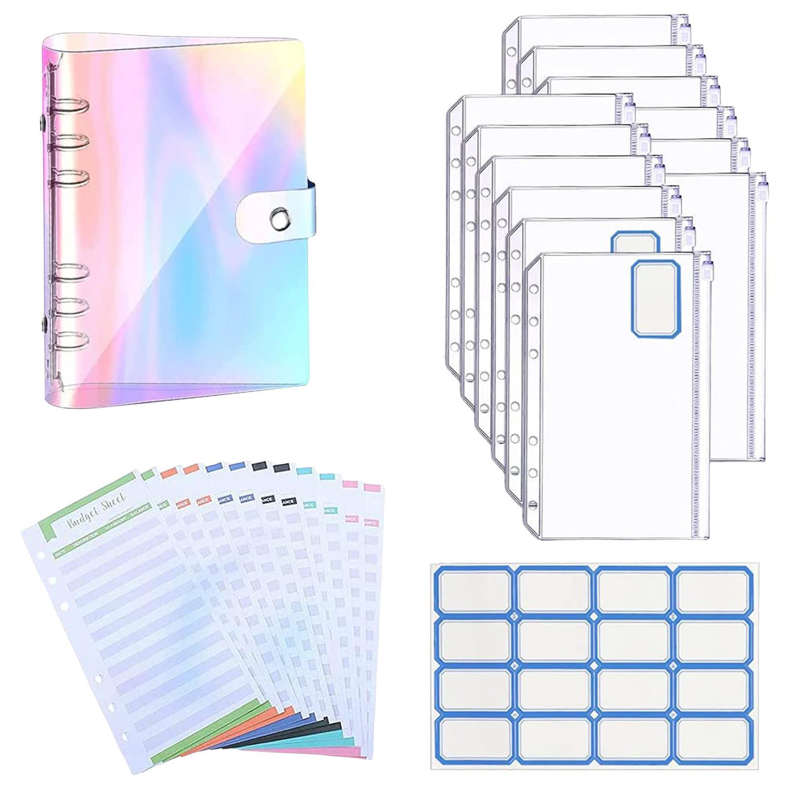 A6 Notebook Binder Loose Leaf Folder Budgeting Expense Saving