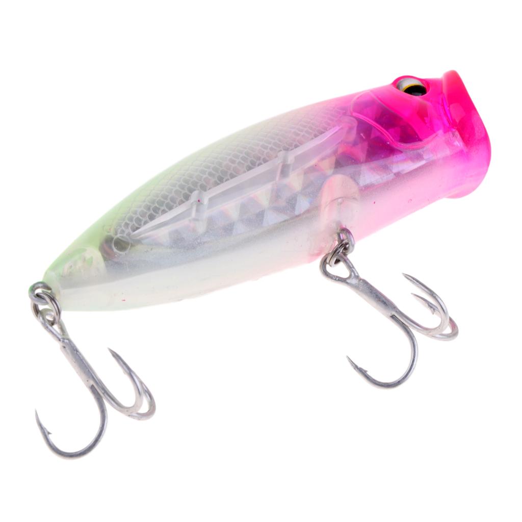 Lifelike Fishing Lure Topwater Floating Hard Bait Balance with Treble Hook