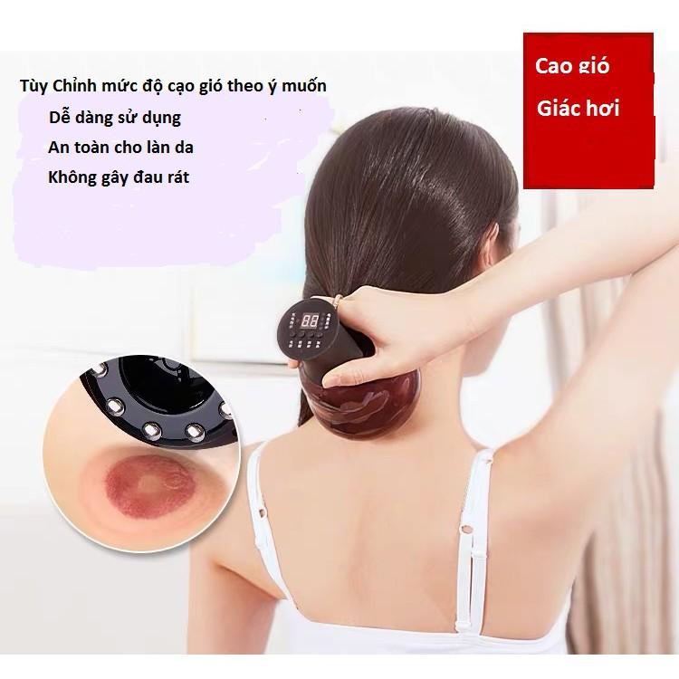 Máy massage trị liệu-cạo gió giác hơi