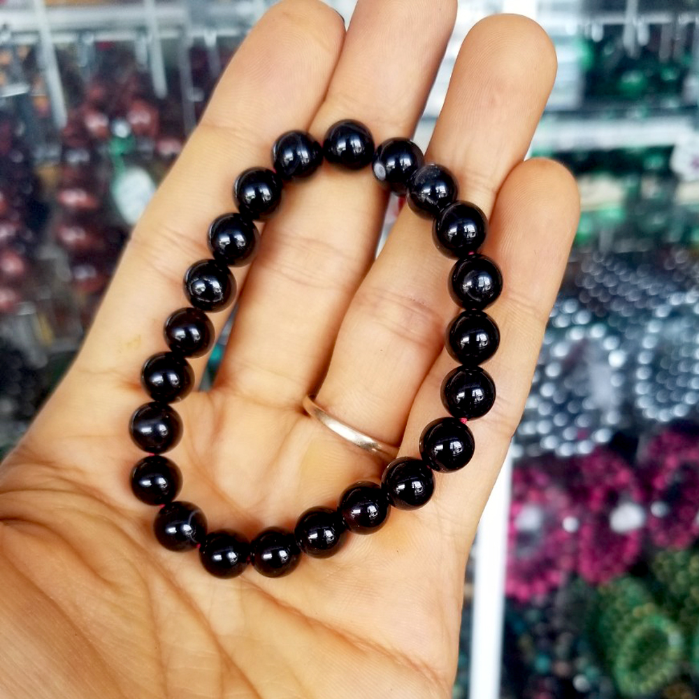 Vòng tay chuỗi đá mã não đen