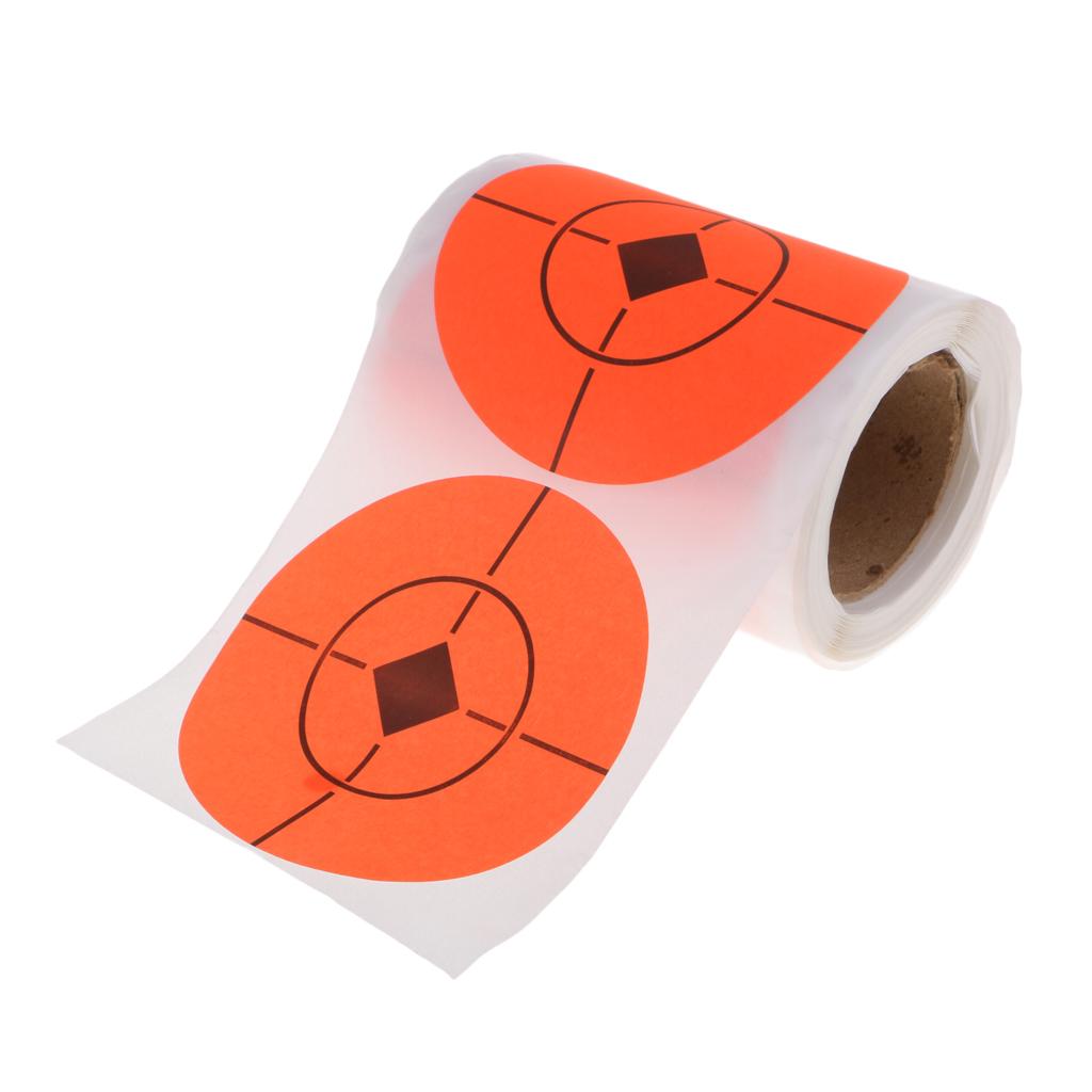 100pcs 7.5 Diameter Self Adhesive Shooting Target Round Paper Target Sticker