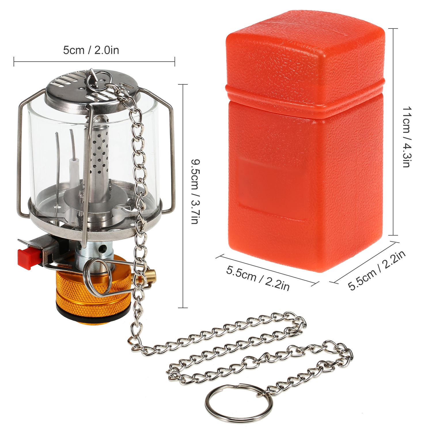 Đèn Lồng Khí Đốt Cắm Trại Đánh Lửa Piezo Tiện Dụng
