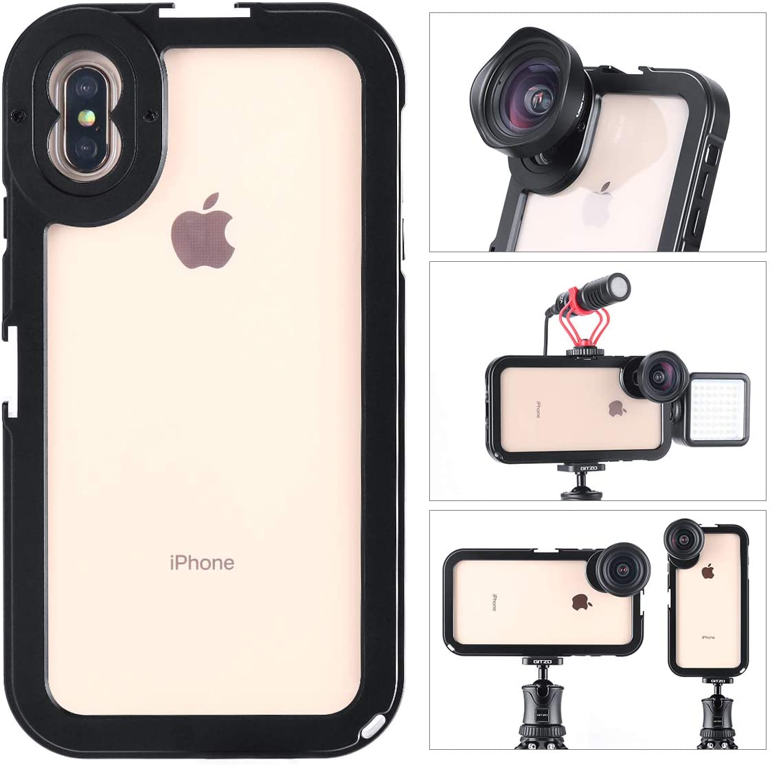 ULANZI VIDEO CAGE A - HÀNG CHÍNH HÃNG - Khung gắn lens dành cho Điện thoại iPhone XS