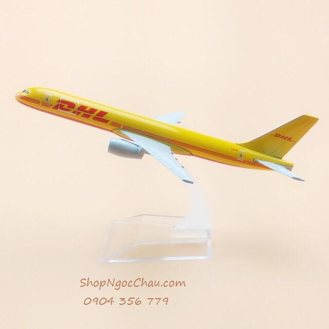 Mô hình máy bay B757 DHL 16cm