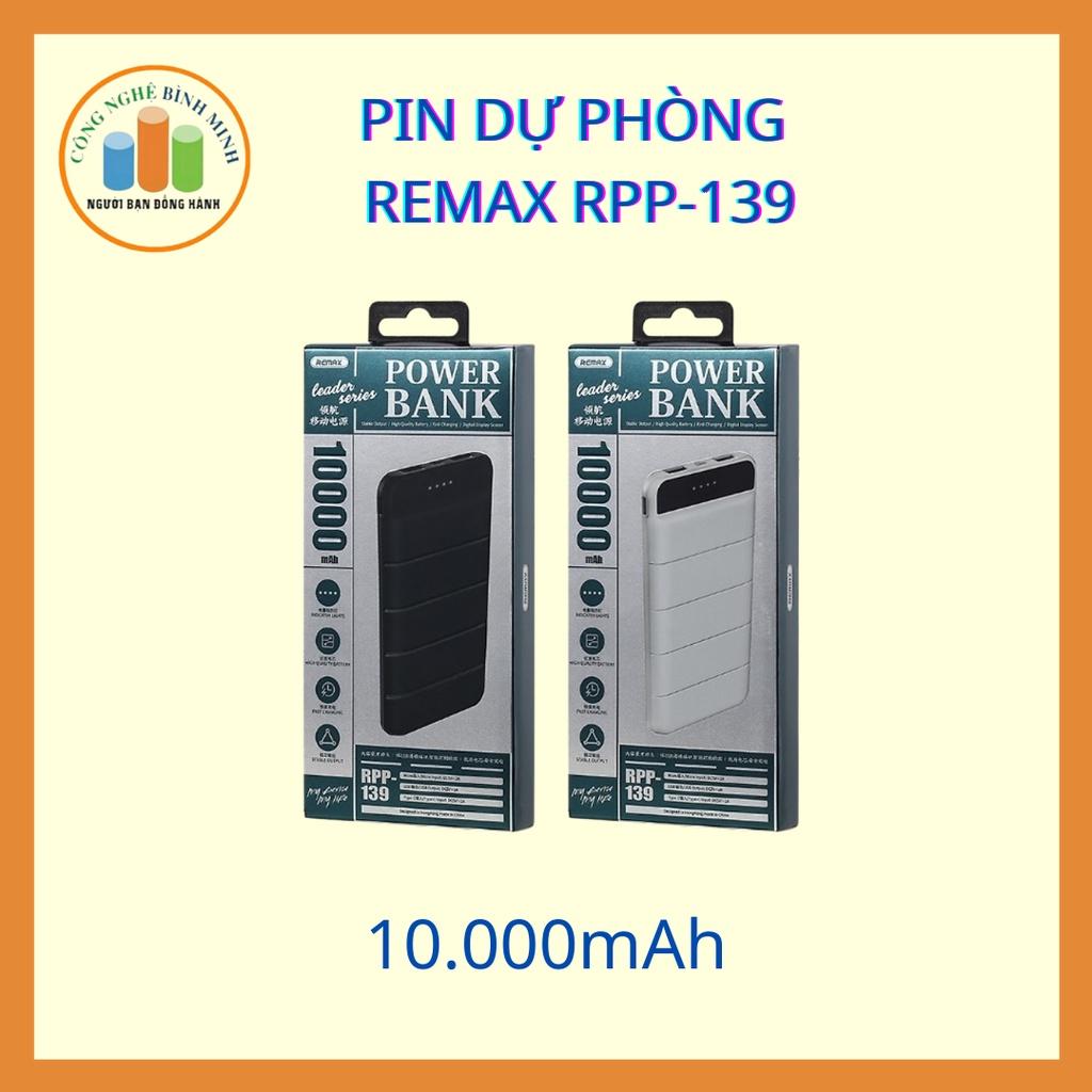 Sạc dự phòng REMAX RPP-139 - Hàng chính hãng