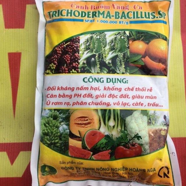 Chế phẩm sinh học TRICHODERMA Cánh Buồm Vàng 1KG - Ủ Phân chuồng, Đối kháng nấm có hại, giải độc cho đất ,giàu mùn