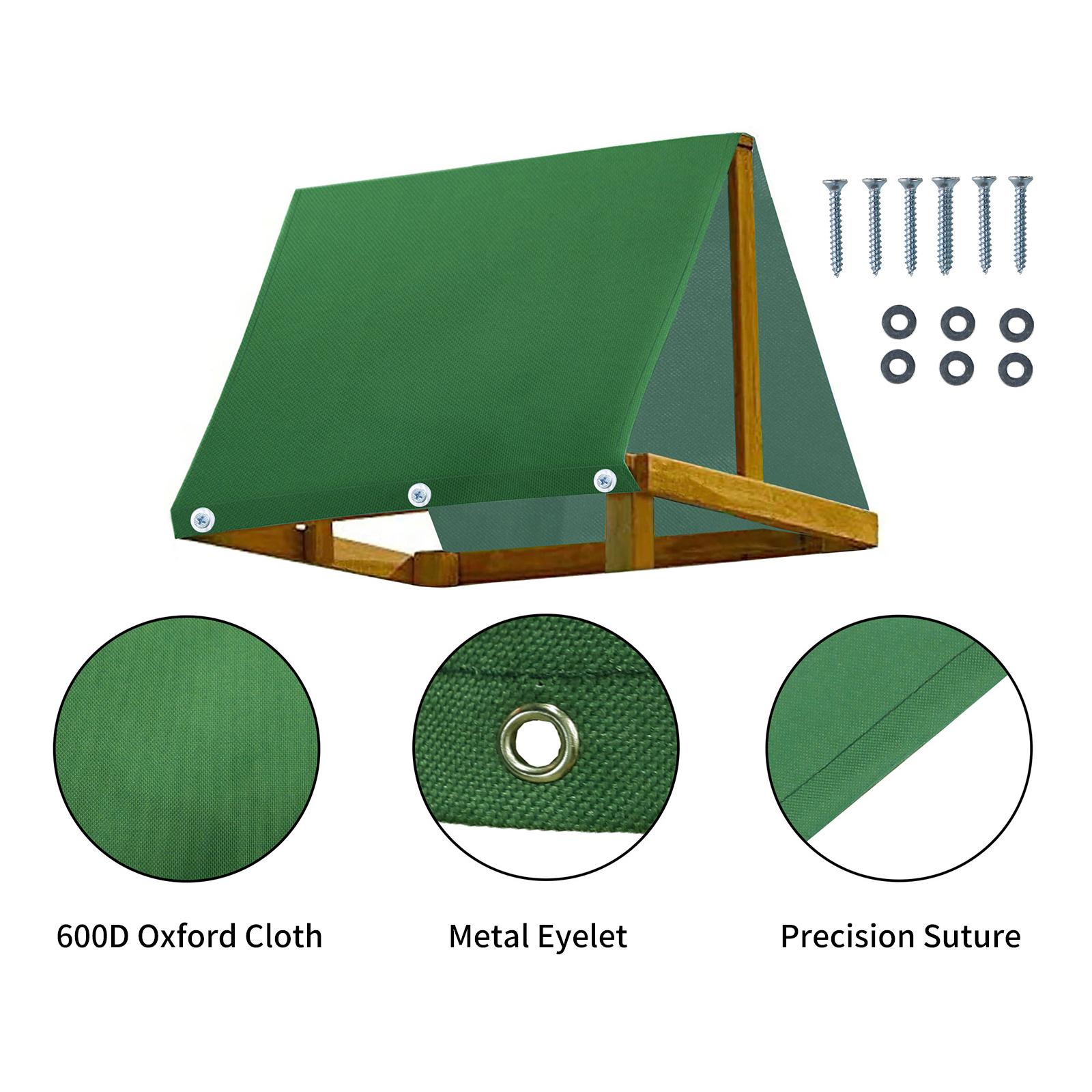 Playground Replacement Canopy Cover Waterproof Outdoor Replacement Sunshade Tarpaulin UV Protection Backyard Canopy