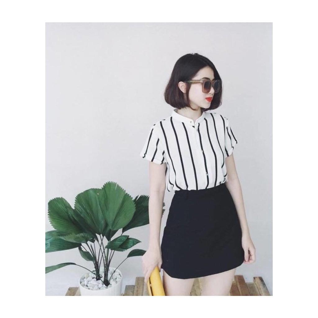 Chân váy chữ A 2 túi thời trang, tiện dụng