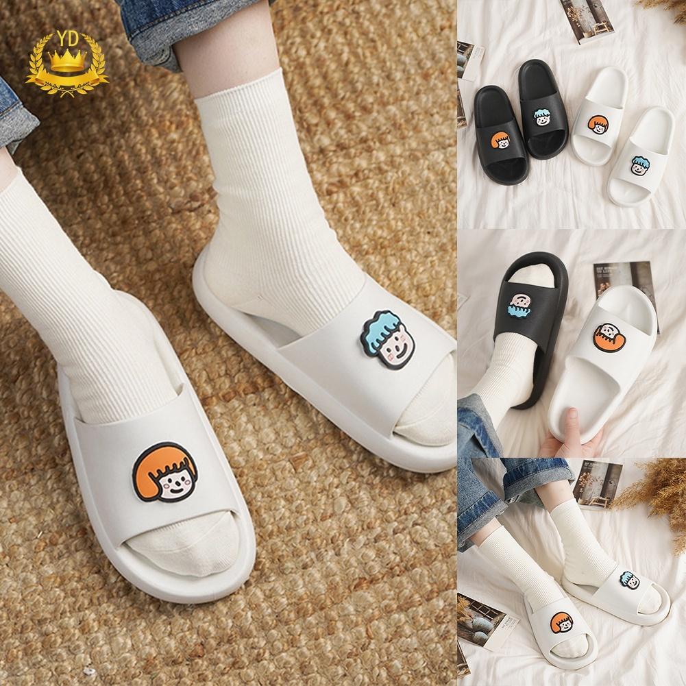 Dép đi trong nhà Dép bánh mì hình chibi dễ thương, 3 màu đen, cam, kem, size từ 36-40 HB