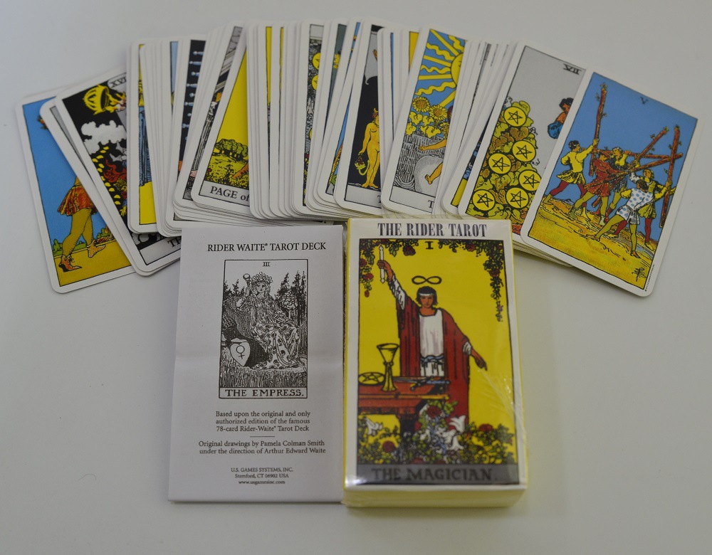 Combo Bộ Bài Bói The Rider Waite Tarot và Túi Nhung Đựng Tarot và Khăn Trải Bàn Tarot