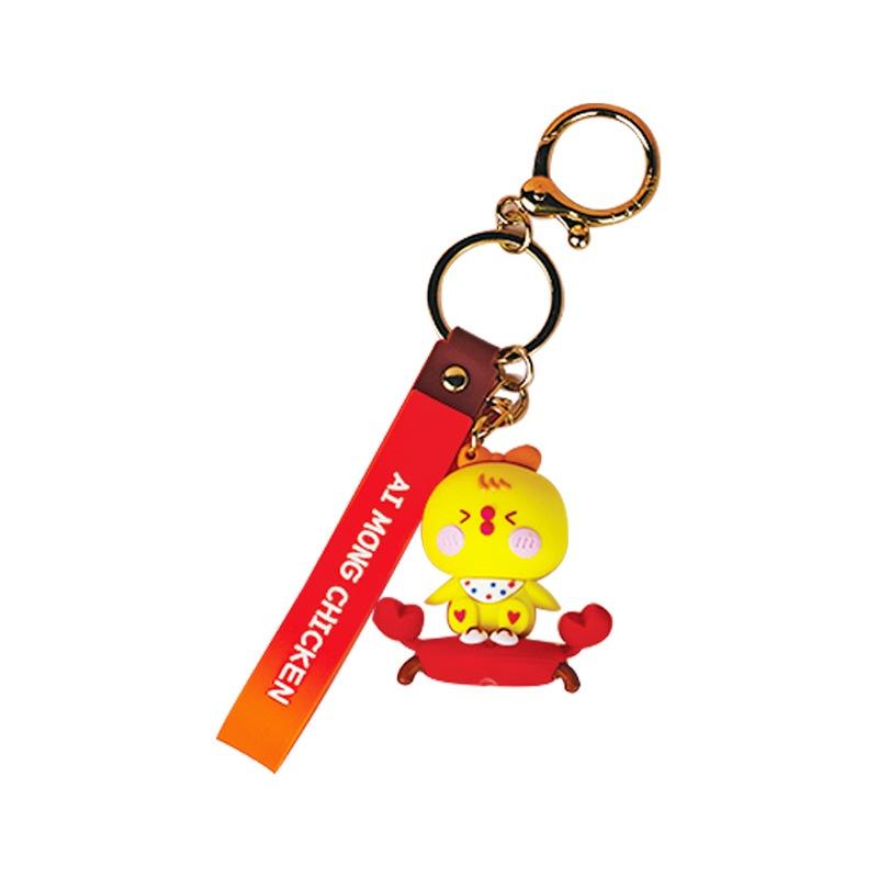 Móc Khóa Hình Gà Con Dễ Thương