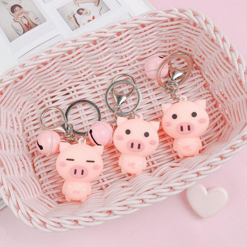 Móc khóa heo lengkeng dễ thương