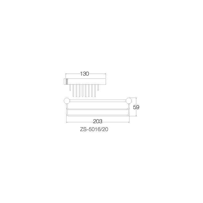 Rổ đa năng 20cm - INOX SUS 304 ZS-5016-20