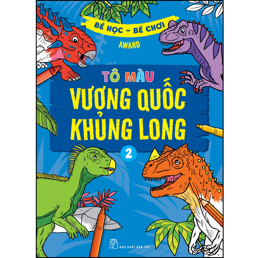 Bé học - bé chơi - Tô màu vương quốc khủng long