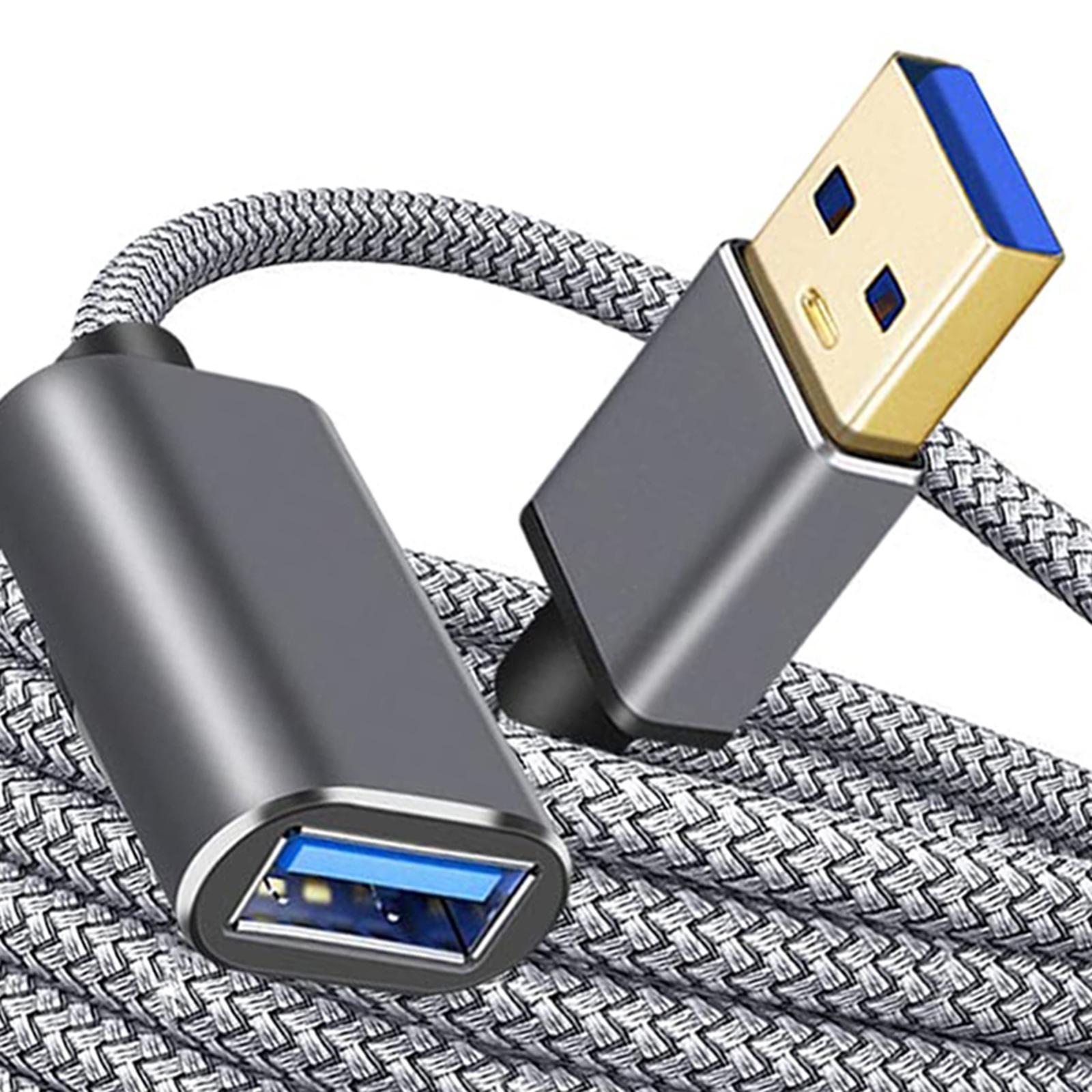 USB 3.0 Extension Cable Portable Extension Cord Durable Data Transfer