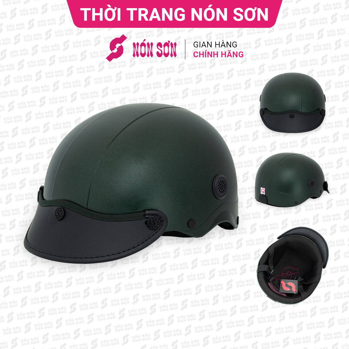 Mũ bảo hiểm lỗ thông gió NÓN SƠN chính hãng A-XR-553