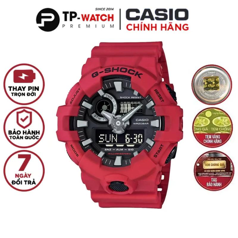 Đồng Hồ Nam Dây Nhựa Casio G-Shock GA-700-4ADR  | GA-700-4A