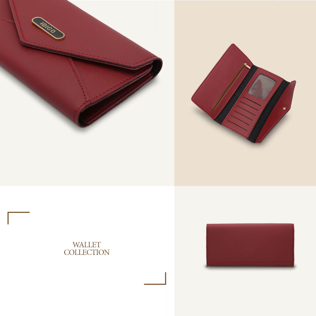 [QUÀ TẶNG - MÀU NGẪU NHIÊN] Ví nữ dài cầm tay IDIGO FW2-109-00
