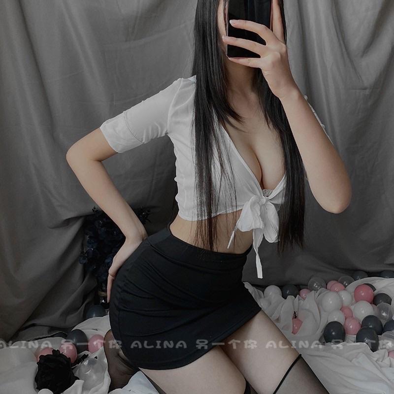 Set ngủ cosplay thư kí