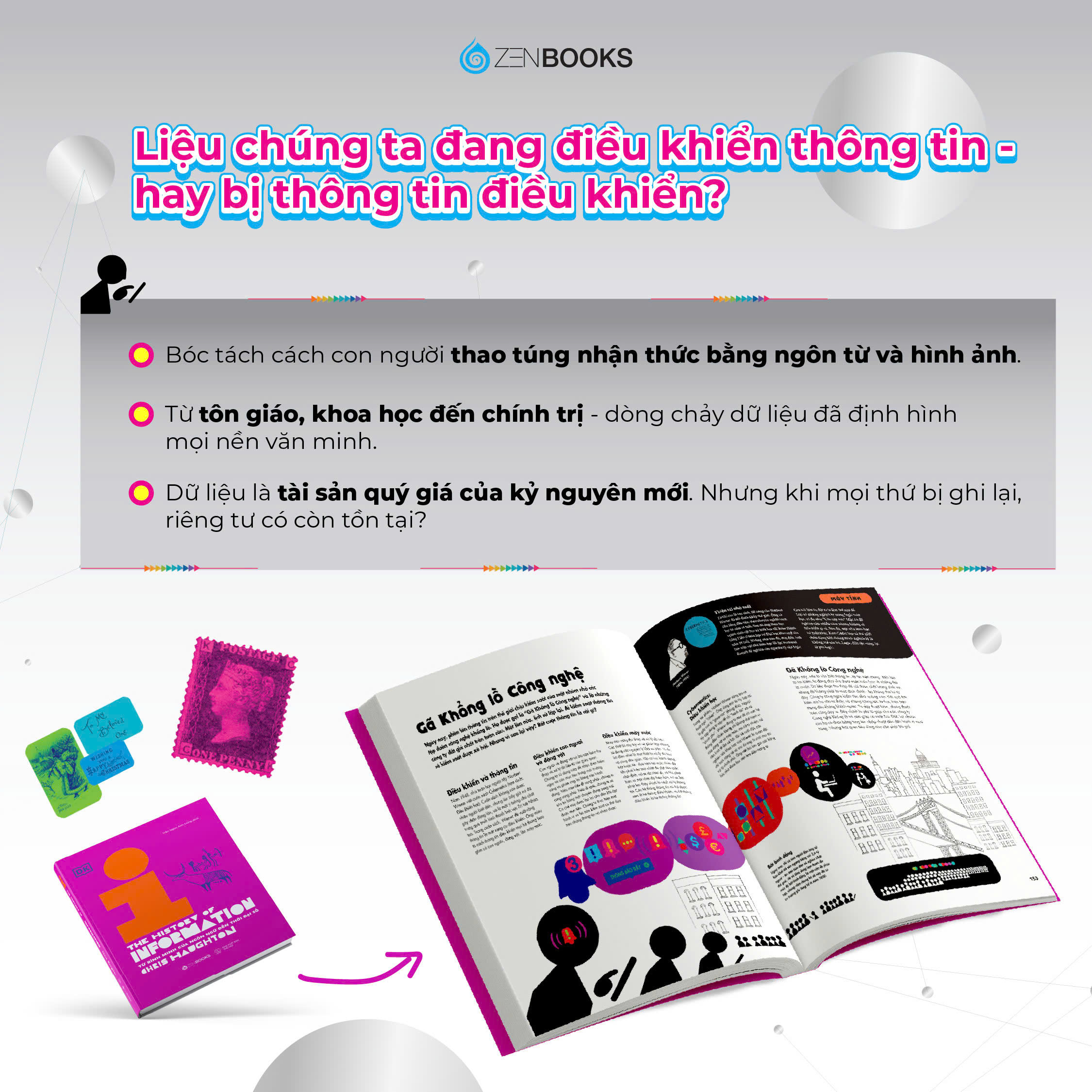 Sách - Lịch Sử Thông Tin - The History of Information: Từ Bình Minh Của Ngôn Ngữ Đến Thời Đại Số