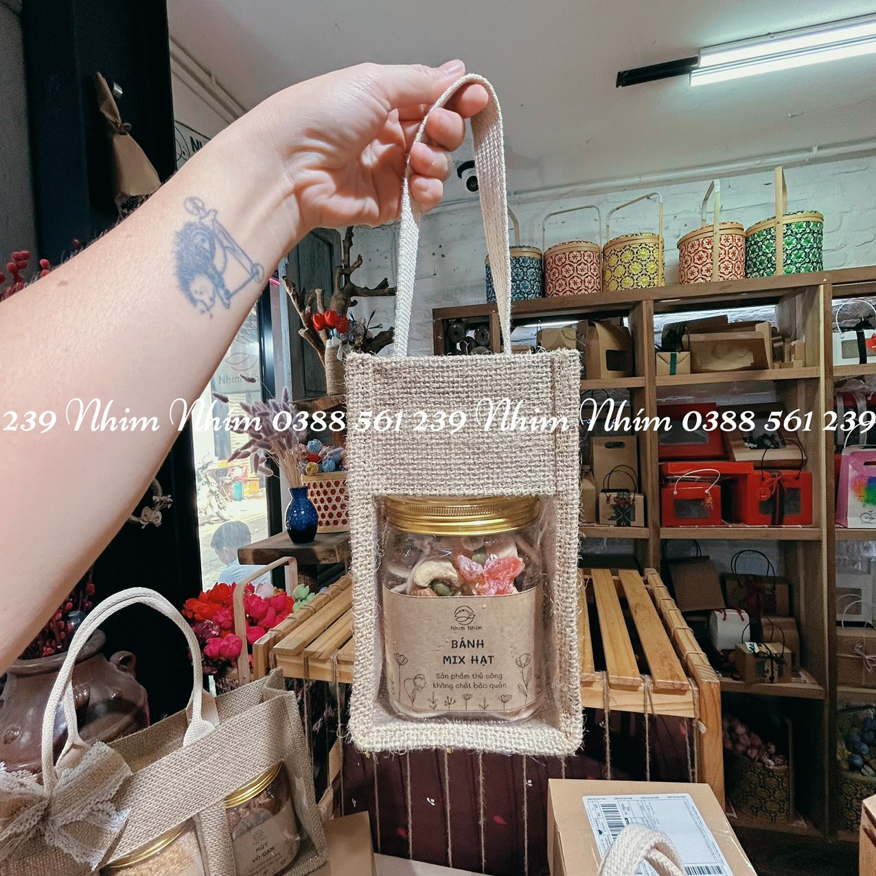 Túi Bố/Túi Đay Vintage Đựng Sản Phẩm