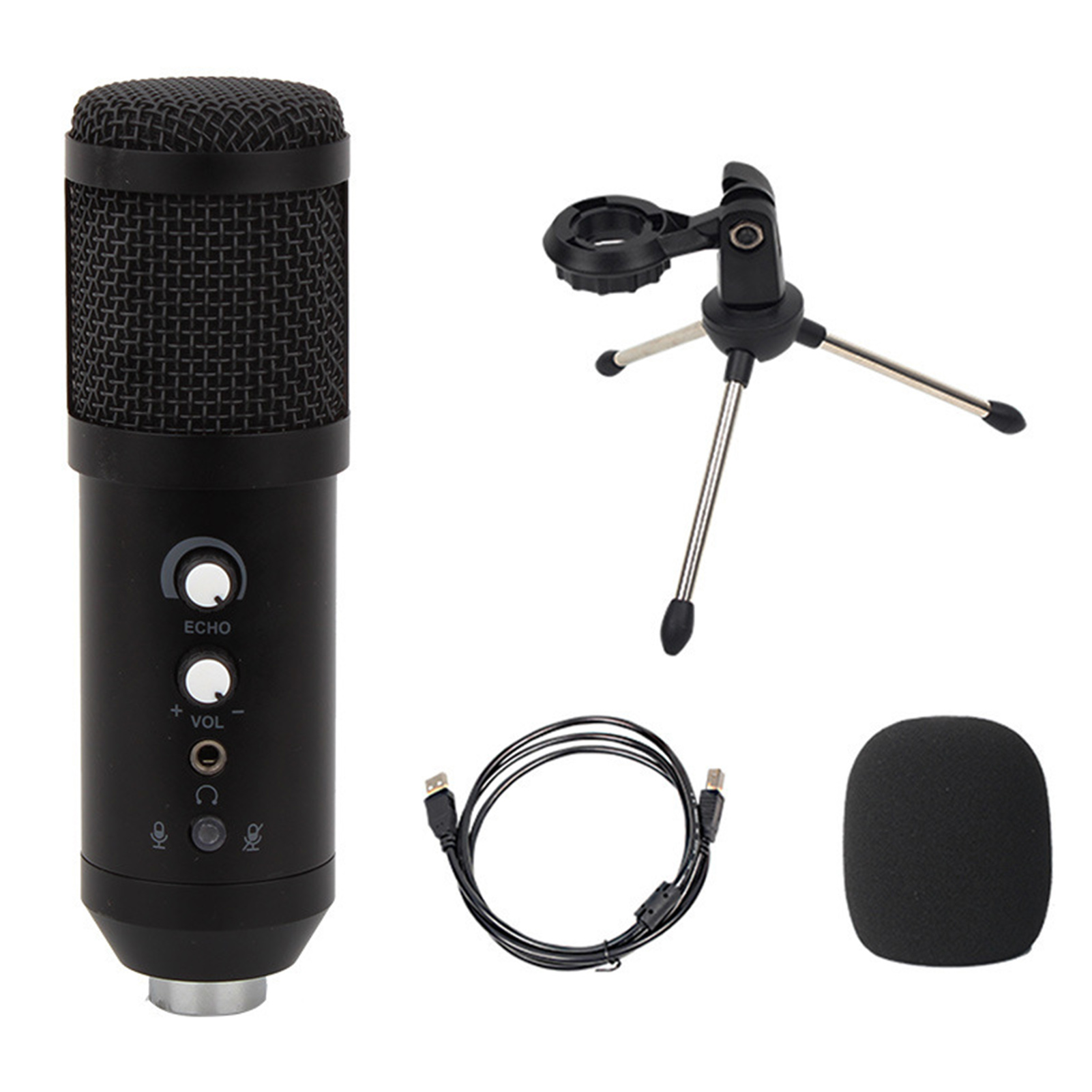 Micrô USB Phiên Bản Nâng Cấp Có Chức Năng Reverb / Màn Hình / Tắt Tiếng Micrô