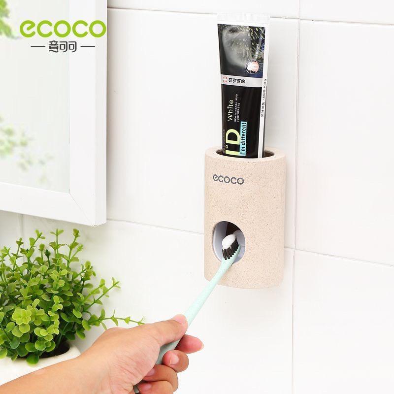 Nhả kem đánh răng cao cấp ECOCO E1703 chất liệu lúa mạch SIÊU TIÊN LỢI