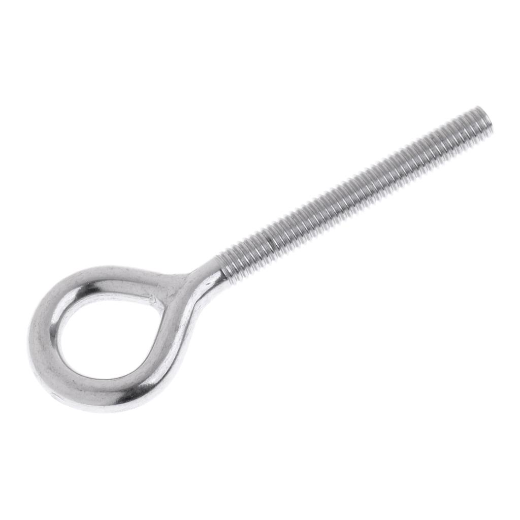 Stainless Steel Eye Bolts Welded Eye Long Thread Eye M5, M6
