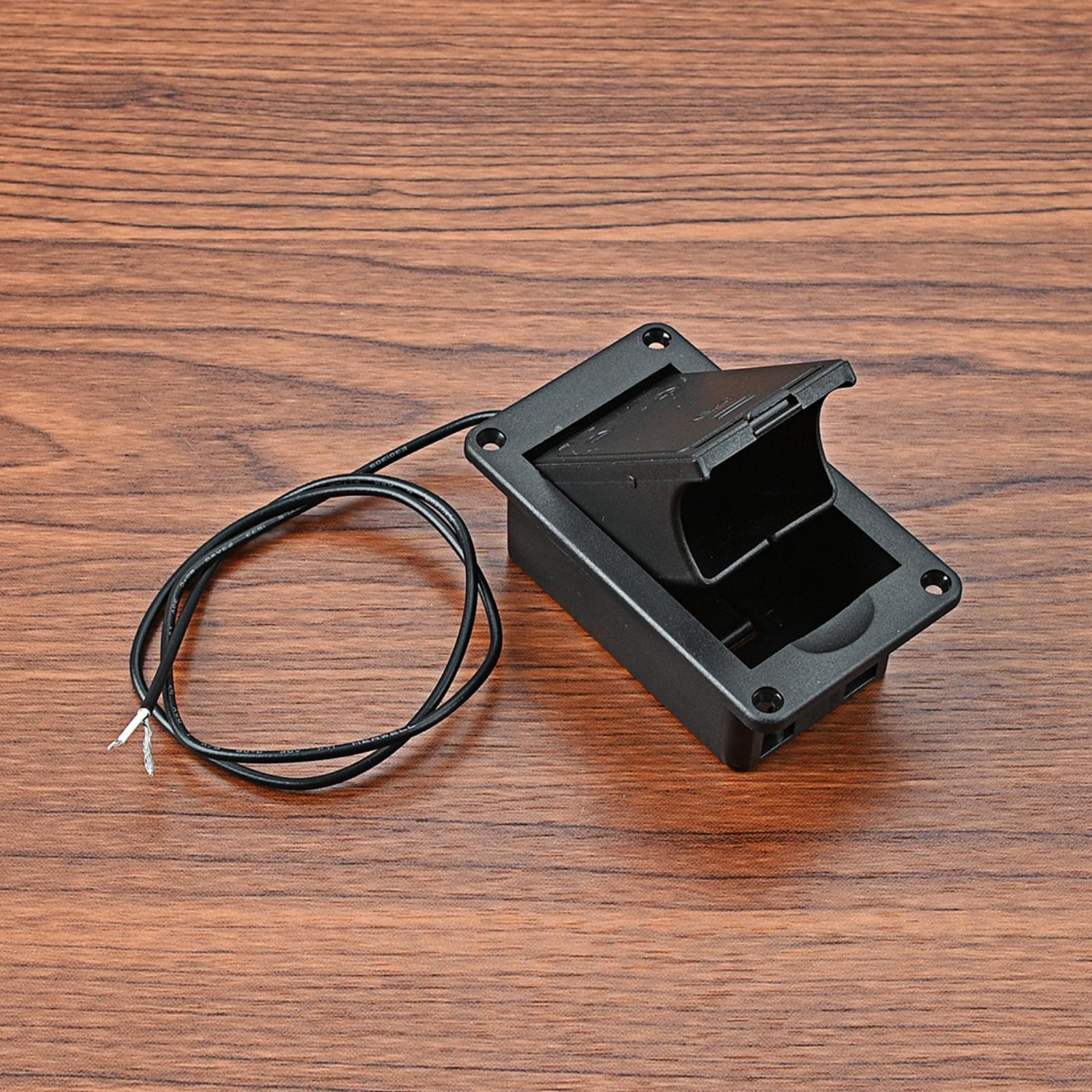 Guitar Pickup Battery Box Battery Case Lightweight for Guitar Bass Pickup