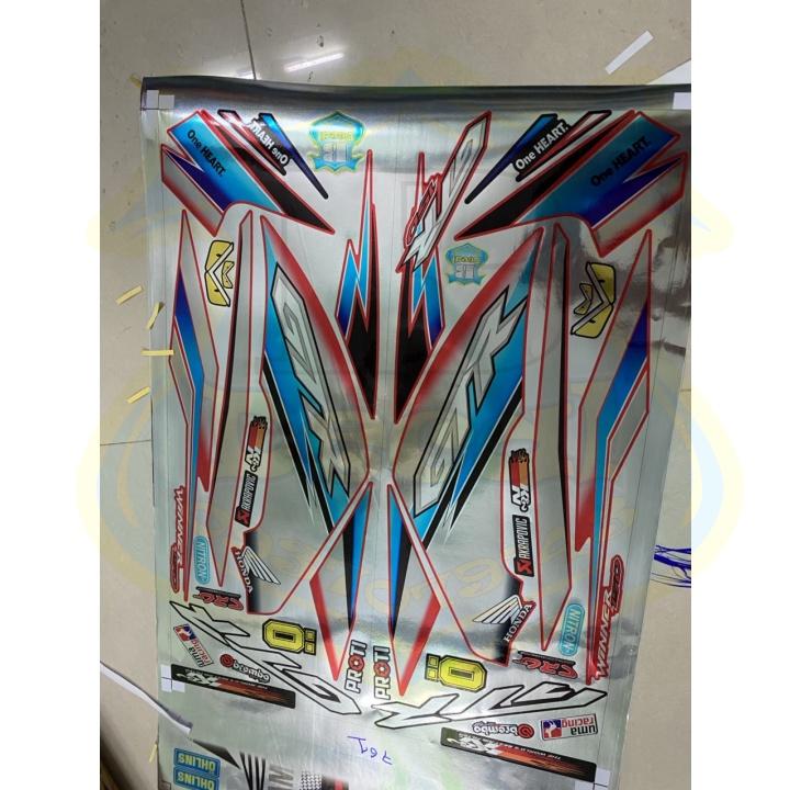Tem rời dành cho xe winner v1 gtr đỏ Crom cao cấp