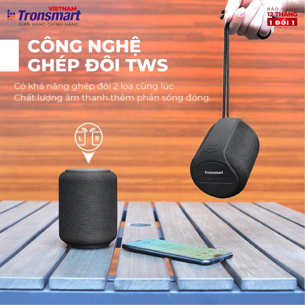 Loa Bluetooth 5.0 Tronsmart Element T6 Mini Chống nước IPX6 - 15W - Hàng chính hãng