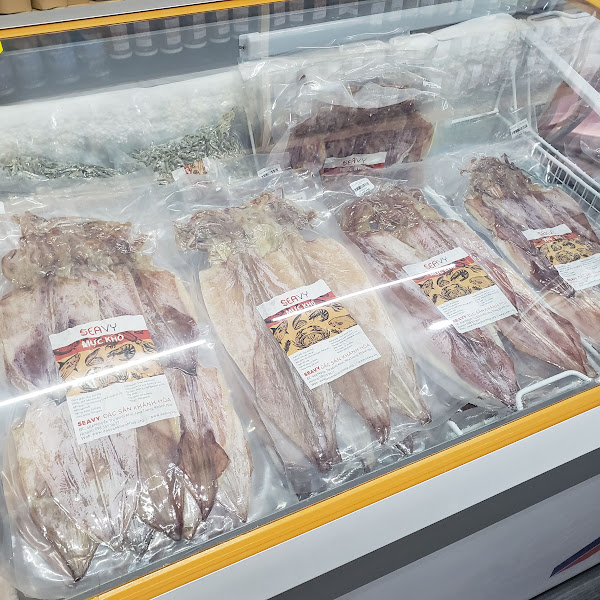 Đặc Sản Nha Trang - Mực Khô Lớn Loại 1 Size 12 Con/kg Seavy Gói 500G