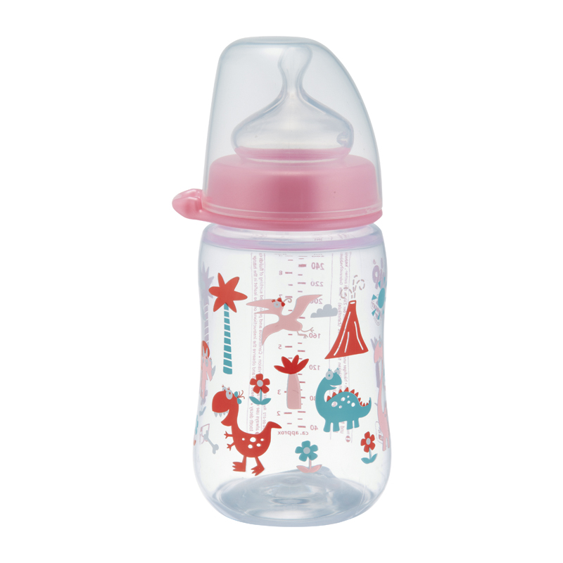 Bình sữa cổ rông 260ml Nip núm ti silicon chỉnh nha,chống sặc,cỡ quốc tế 0+ dòng chảy vừa