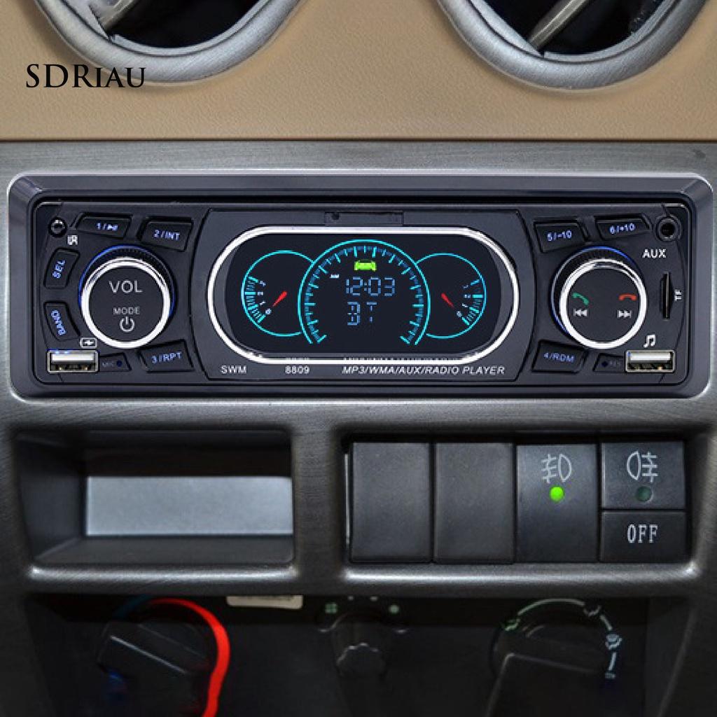 *QCDZ* SWM-8809 Multifunctional Dual USB Hands-free Calls Bluetooth In-Car Hands Free MP3 Player
