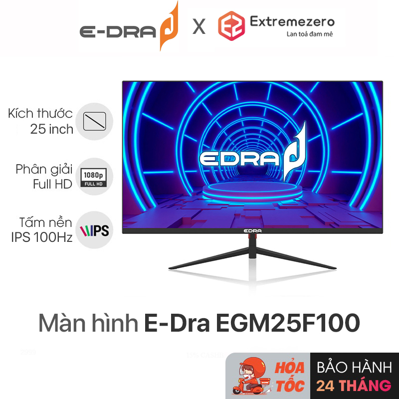 Màn Hình Gaming E-Dra EGM25F100 25 inch ( FHD/IPS/100Hz/1ms ) - Hàng Chính Hãng