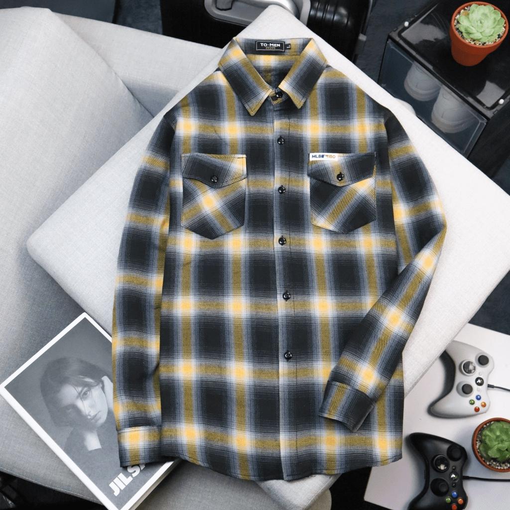 (HCM) ÁO SƠ MI NAM CARO DÀI TAY PHONG CÁCH BOY PHỐ - SIÊU XỊN , THỜI TRANG NAM ĐẲNG CẤP CHO CÁC BẠN TRẺ THỜI TRANG NAM 1