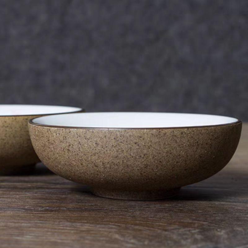 Bộ 6 chén lòng sứ ngoài phủ nhám